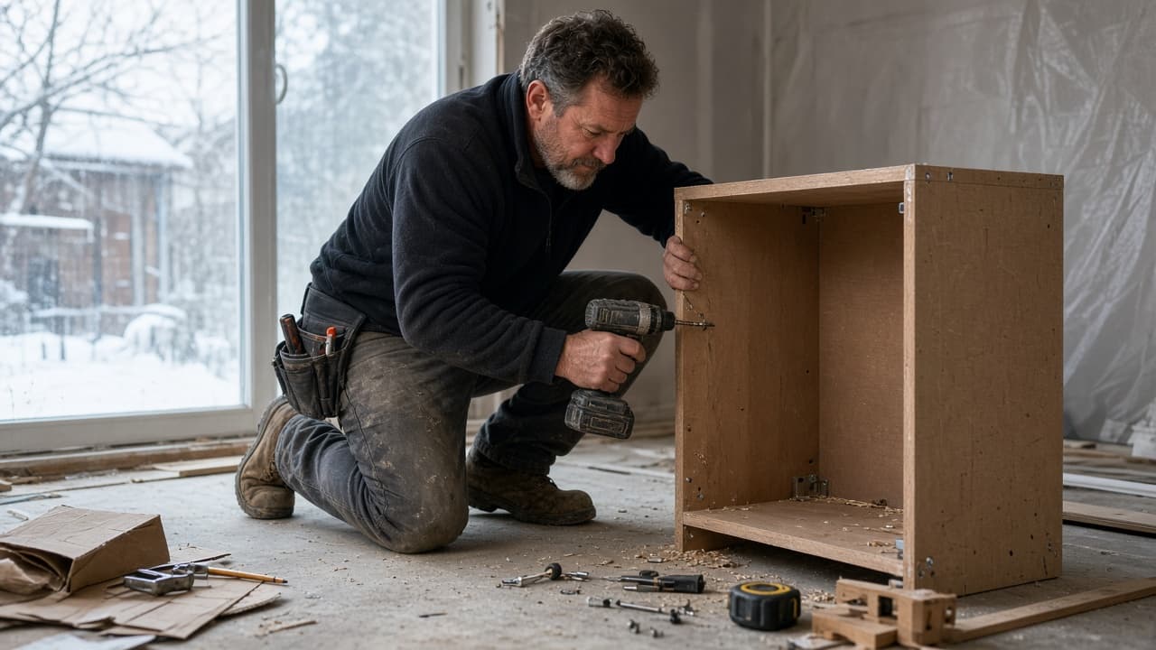 When furniture assembly calls stack up